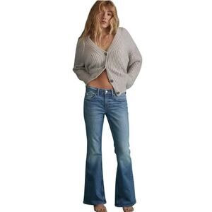American Eagle Hipster Fit Skinny Flare Leg Jeans Sz 6